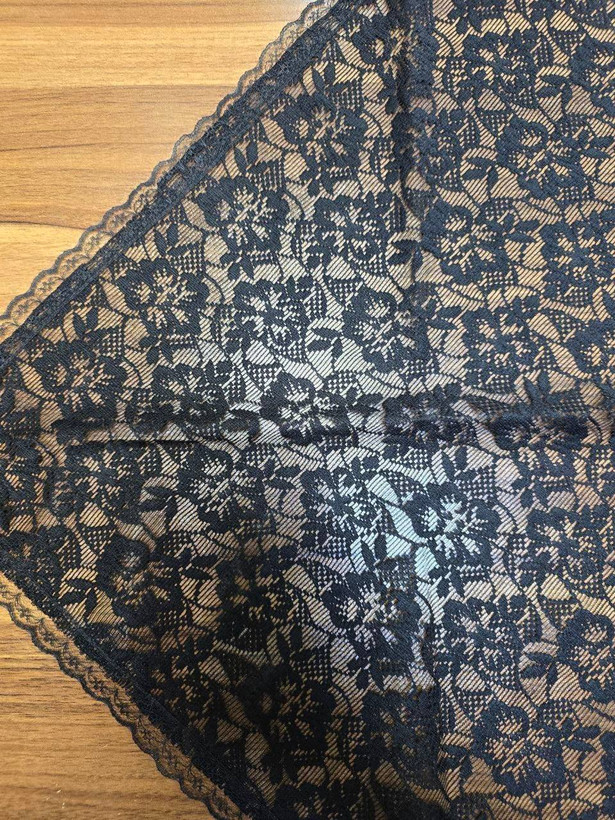 مینی اسکارف توری طرح گل