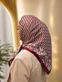 روسری نخ ابریشم طرحدار قواره ۹۰ فیورنزا